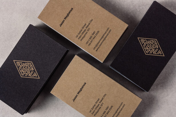 In name card giay kraft