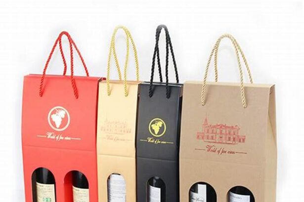 in tui giay dung ruou