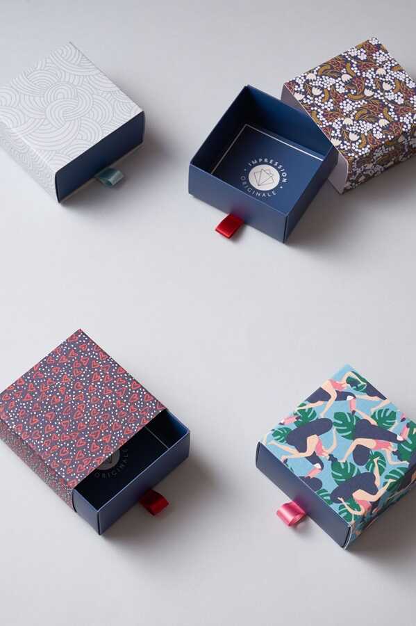 Hộp giấy theo phong cách hiện đại