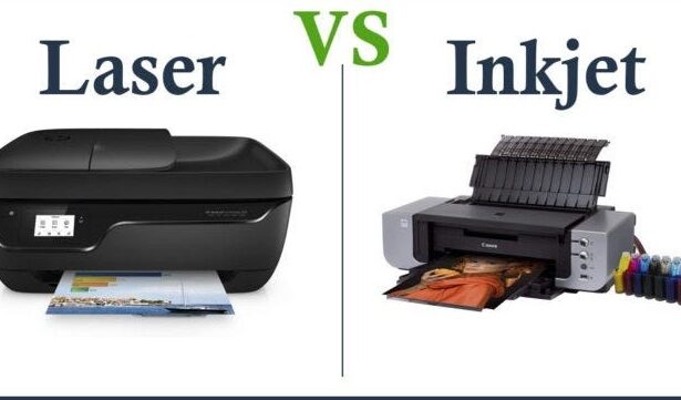 Máy in phun và máy in laser