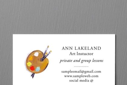 in name card giấy mỹ thuật