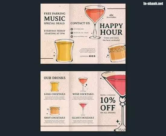 "Mê Hoặc" Khách Hàng Bằng 20+ Mẫu Menu Đồ Uống "Xịn Xò" Cho Quán Mau menu dep in nhanh 4