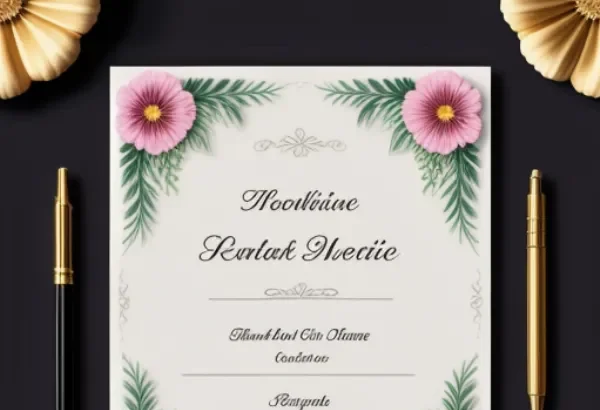 Mẫu in phiếu quà tặng đẹp