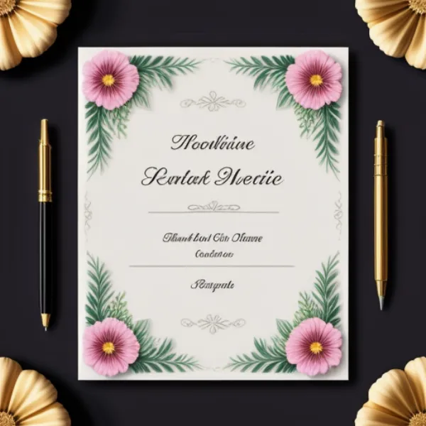 Mẫu in phiếu quà tặng đẹp