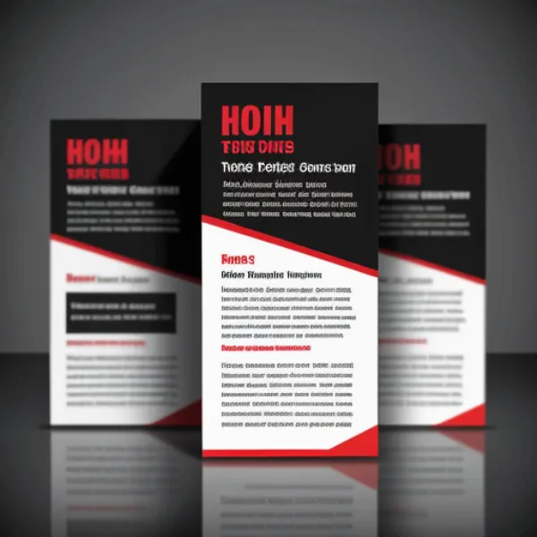 Mẫu tờ rơi quảng cáo ấn tượng