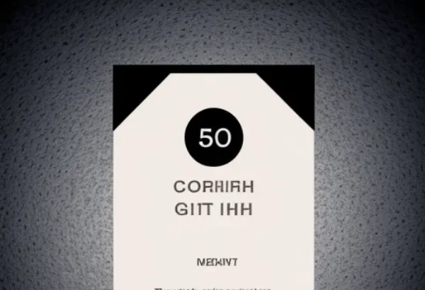 Thiết kế phiếu quà tặng hiện đại