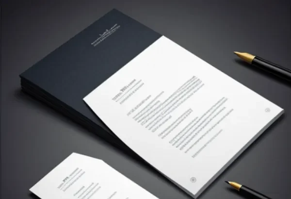 Thiết kế tiêu đề thư đẹp và ấn tượng